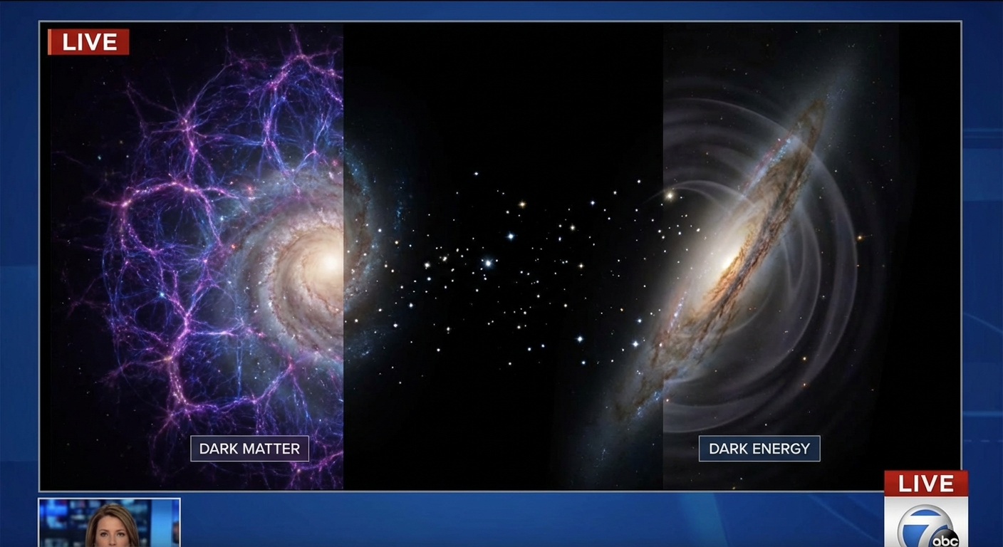 Dark Energy vs. Dark Matter: How Two Invisible Forces Shape Everything You See